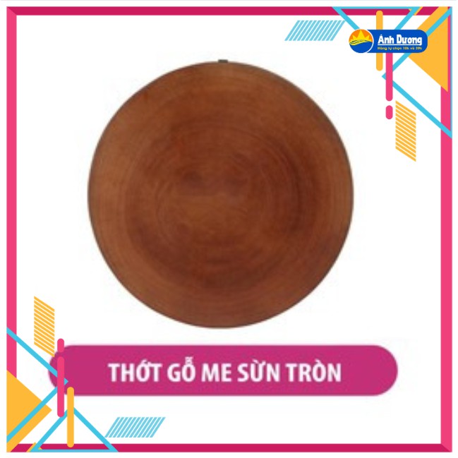 Thớt gỗ me sừn tròn