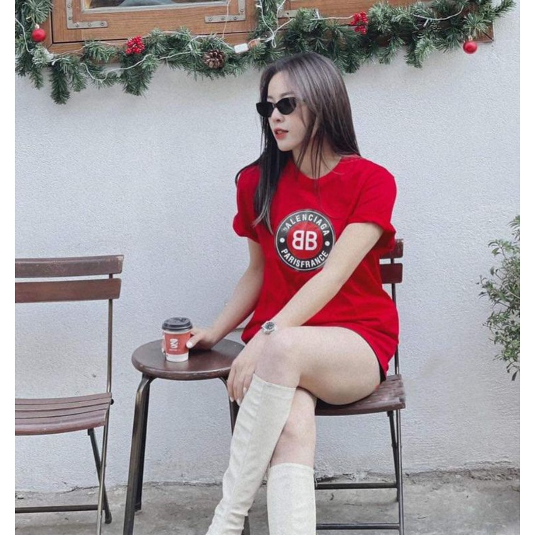 Áo thun cộc đỏ
