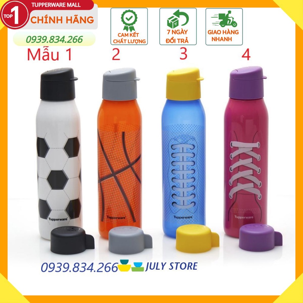 Bình nước💕Freeship💕 Tupperware Fancy 500ml mẫu mới 2021