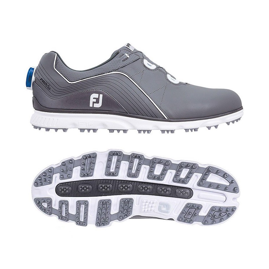 [ CHÍNH HÃNG FOOTJOY] Giày Golf Nam FJ JM PRO SL SPKL BOA GREYWHT - 53293