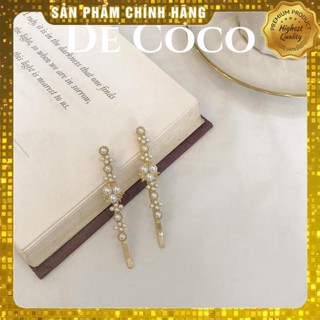 Kẹp tóc đính hạt trai De Coco