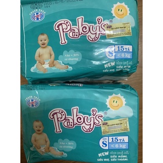 Combo 30 miếng tã dán Pabys size S