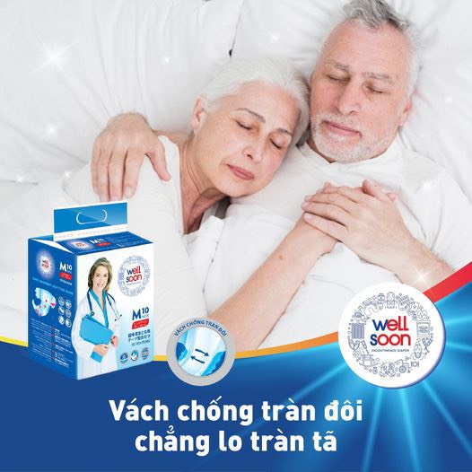 Tã - Bỉm dán người lớn Well Soon - Size M/ML ( bịch 3/10 miếng )