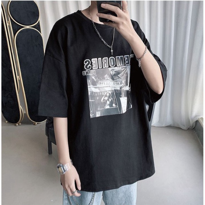 Áo Thun Tay Lỡ the MEMORIES Form Rộng Siêu Hot🍁 Unisex nam nữ đều mặc được | BigBuy360 - bigbuy360.vn