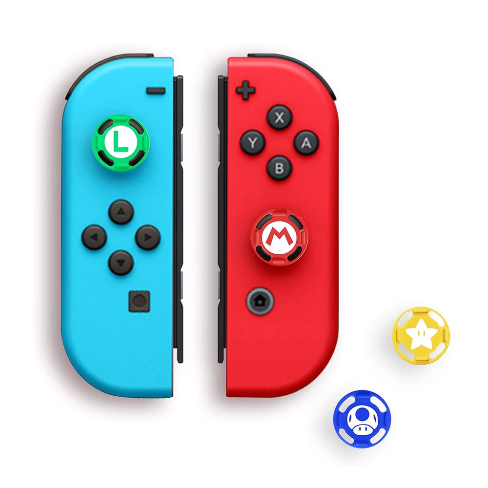 Bộ 4 Nút Bọc Nút Bấm Điều Khiển Chơi Game Bằng Silicone Cho Nintendo Switch OLED/Switch Lite/Wiii U