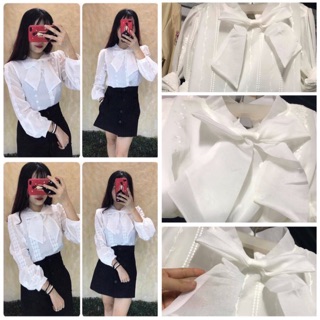 Áo nơ xinh hàng quảng châu loại 1 phiên bản HOT