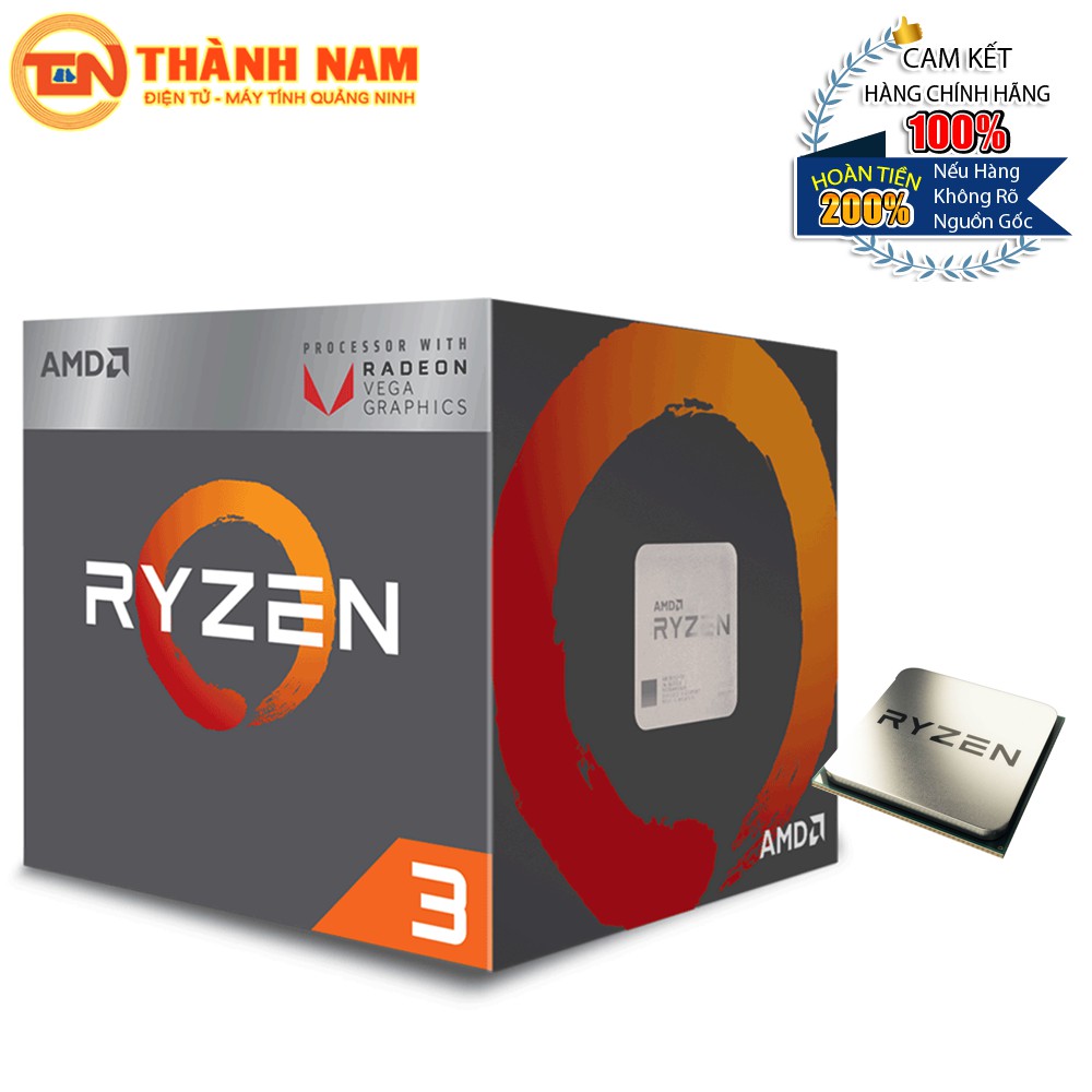 [FREESHIP 99K]_CPU AMD Ryzen 3 2200G (3.5GHz - 3.7GHz)