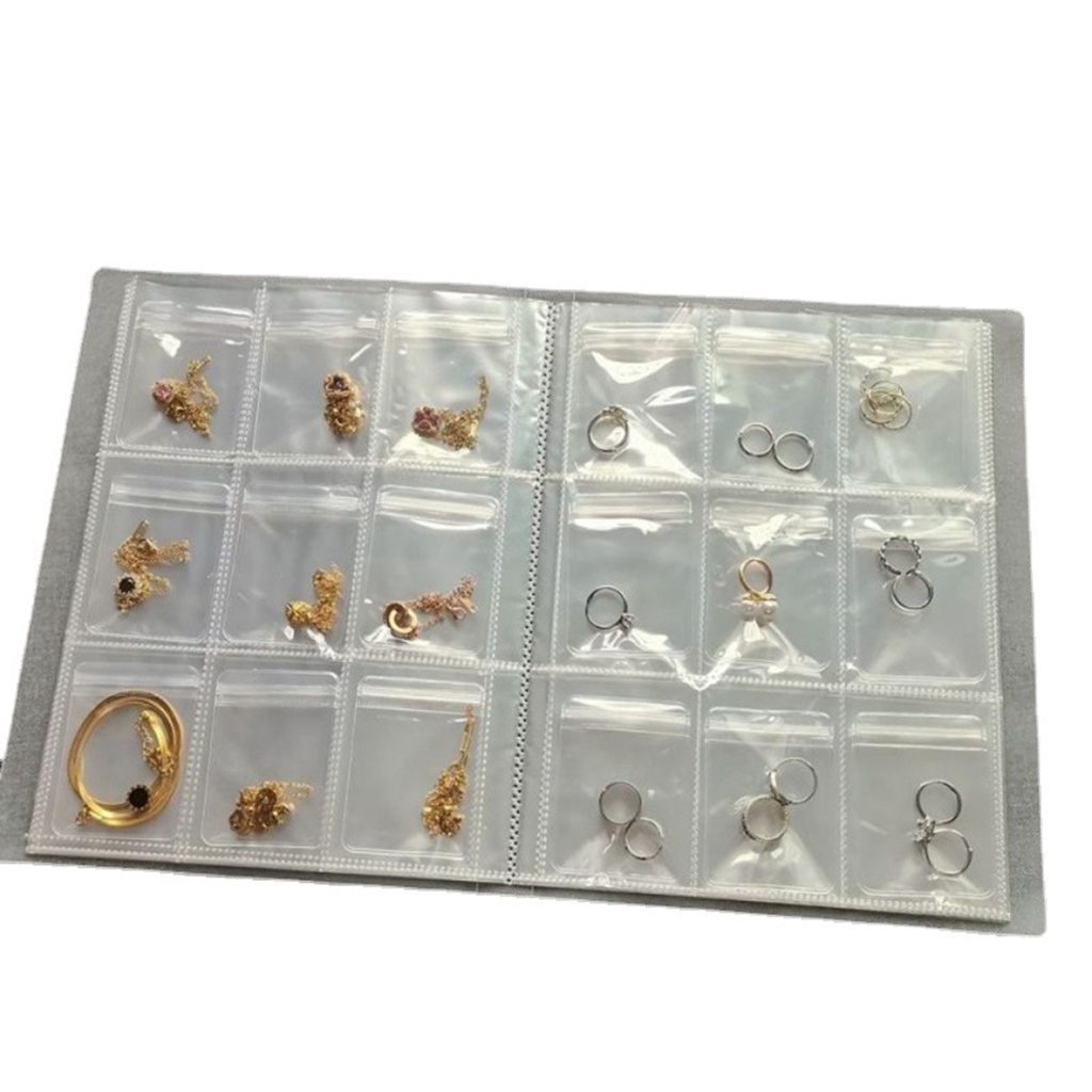 [Prettyia1] Bán Sỉ Túi Zip Nhựa Poly Có Thể Đóng Lại Đựng Kẹo / Trang Sức