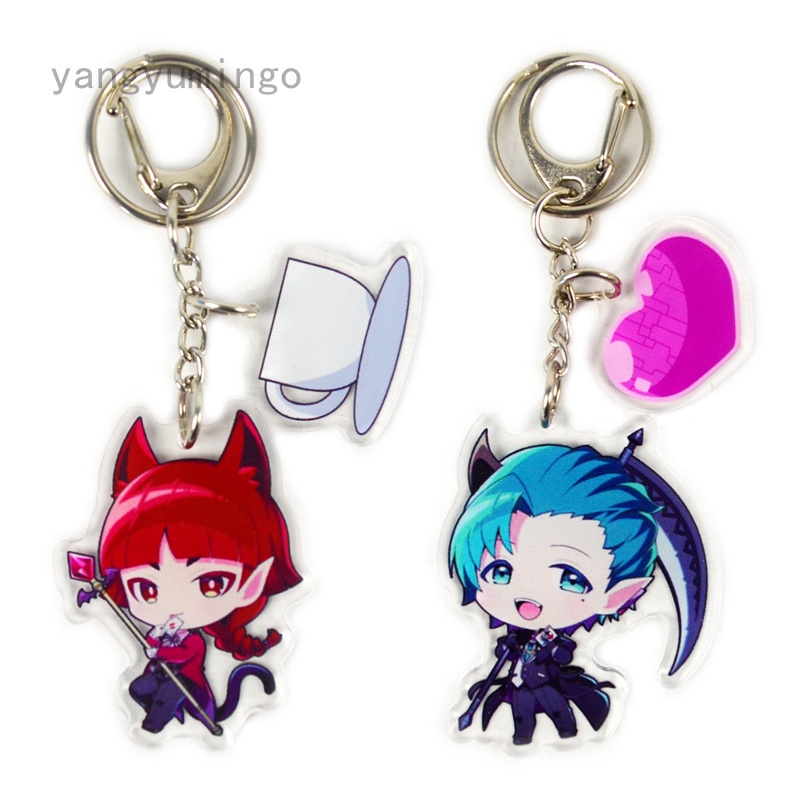 Móc khóa nhựa acrylic hình nhân vật Iruma Kun Suzuki Iruma Clara Valac tùy chọn
