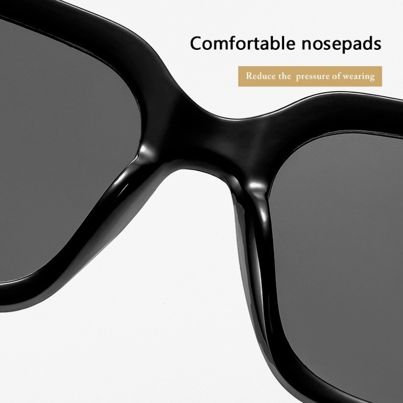 (KIQI-FASHION) COD Kính Mát Gọng Vuông Chống Tia Uv400 Phong Cách Cổ Điển Thời Trang Cho Nam Và Nữ