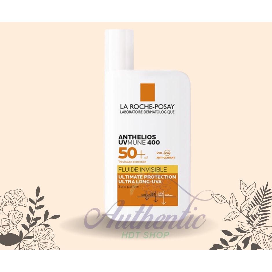 Kem chống nắng LA ROCHE-POSAY UVMUNE400 Shaka Fluid SPF50+ 50ml  - HDT Shop