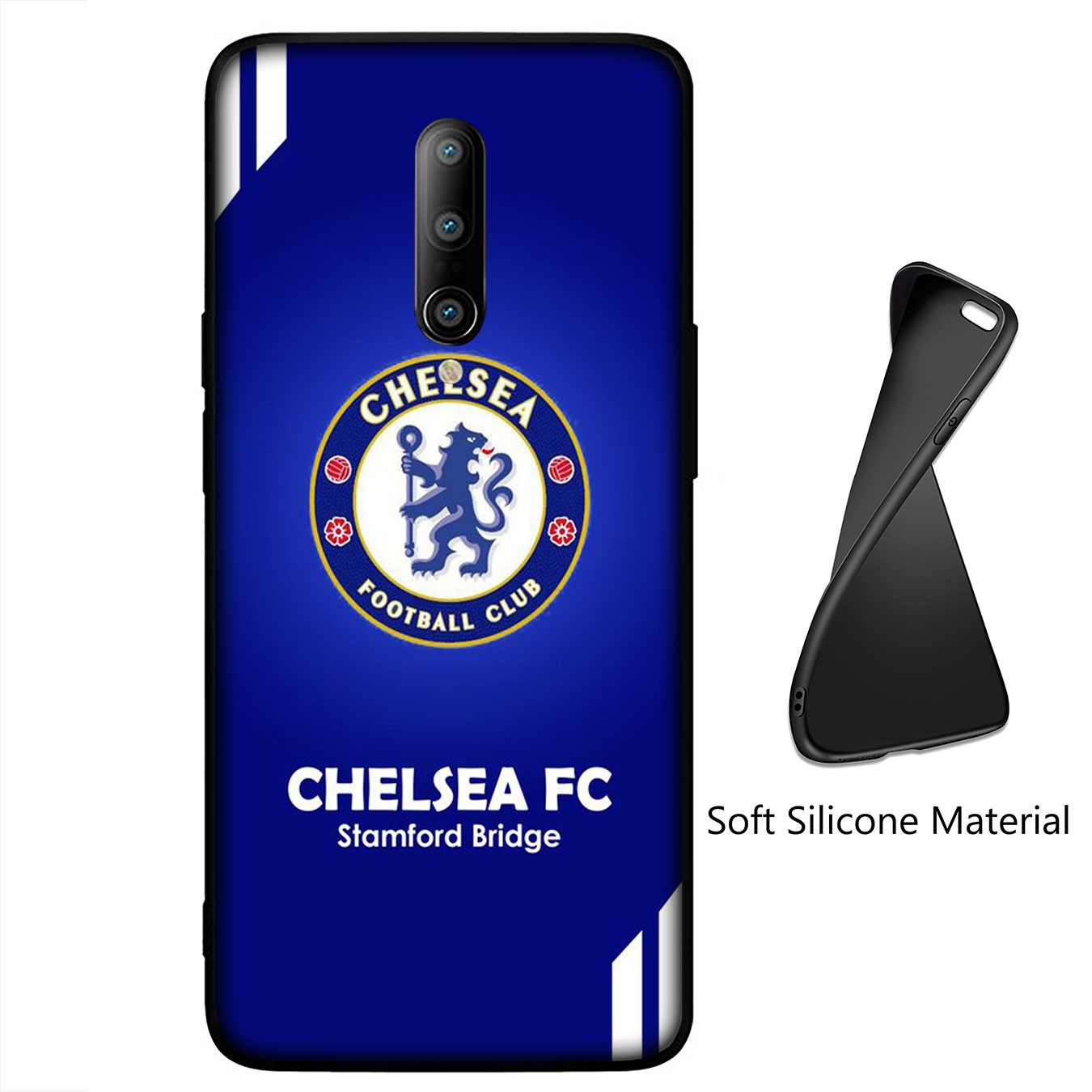 CHELSEA Ốp Lưng Silicone Mềm In Hình Đội Bóng Cho Oppo A12 A92 A83 A77 A72 A52 A37 A39 A57 A59 Neo 9 A12E F3 F1S R9S A1K A1