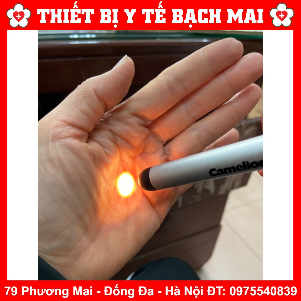 Đèn Bút Soi Mắt Tai Mũi Họng CAMELION Ánh Sáng Vàng [Kèm 2 Pin]