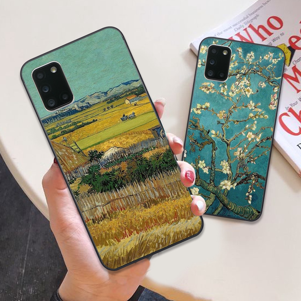 Bộ ốp lưng Samsung A31 / A51 / A71 in tranh V.Gogh đầy nghệ thuật, diệu kỳ. Ốp lưng SS chính hãng RẺ - BỀN - ĐẸP