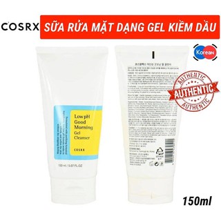 [CHÍNH HÃNG] Sữa Rửa Mặt Cosrx Low pH Good Morning Gel Cleanser .