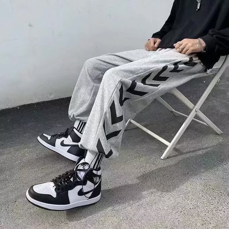 Quần Baggy Trơn Đơn Giản Màu Có Túi Bên Hông Kích Thước 3XL Phong Cách Harajuku Mới Cho Nam Và Nữ