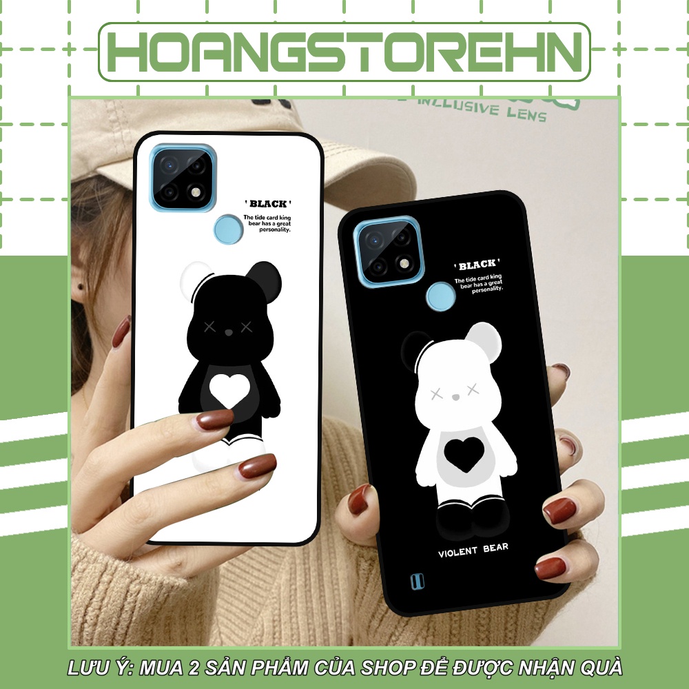 Ốp Realme C21 / C21Y / C25 / C25s / C25Y in hình họa tiết Mountain, Be@rbrick dễ thương (T13 - T18)