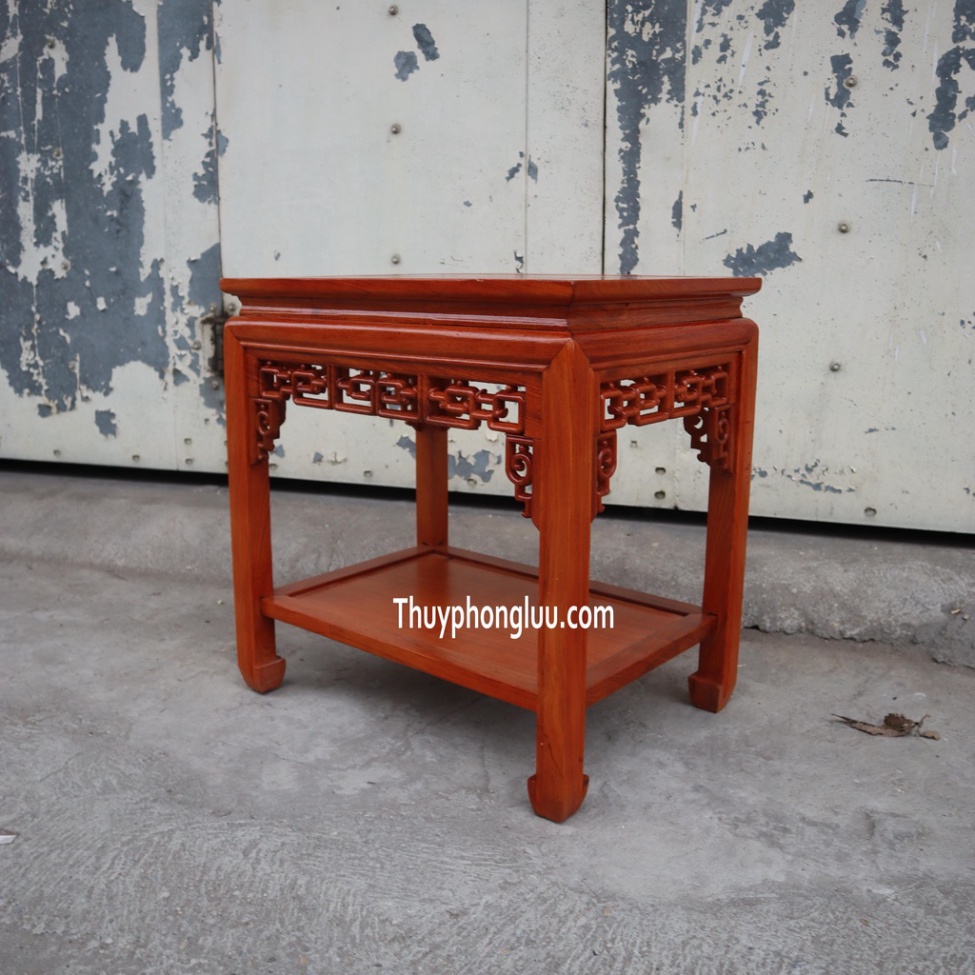 Đôn Chiện Chữ Nhật Kê Phòng Khách Gỗ Hương Mặt 30x40 Cao 50,60,70,80