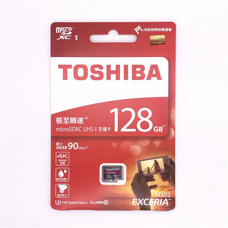Thẻ nhớ Micro SD Toshiba Exceria U3 (90Mb/s) 128G