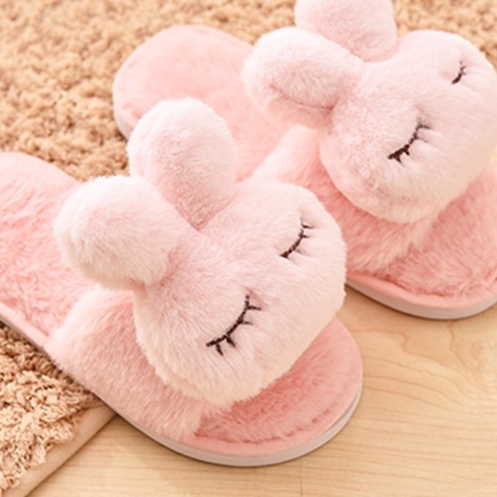 Dép bông đi trong nhà hình thỏ dễ thương cho bé