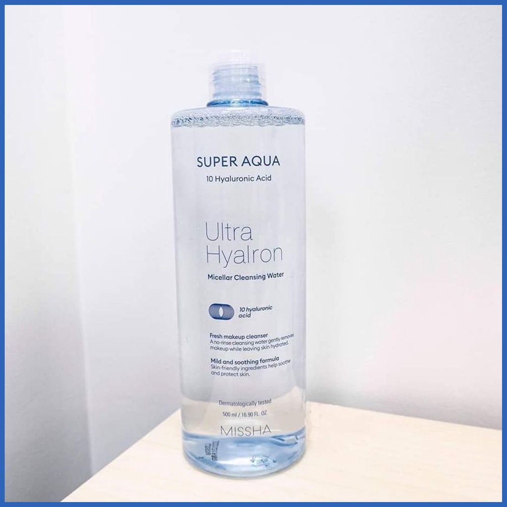 Nước Tẩy Trang Missha Super Aqua Ultra Hyalron Cleansing Water 500ml