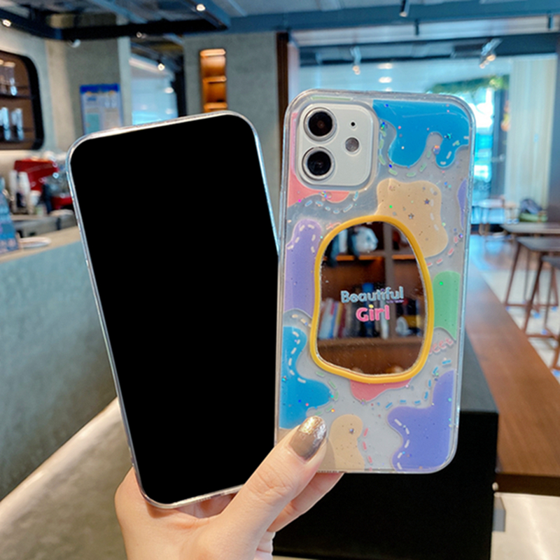 Ốp Lưng Tráng Gương Họa Tiết Hình Học Cho Iphone 12 12promax 11 11pro Max X Xr Xs Max Xr 8 7 Plus 6 6s Plus | BigBuy360 - bigbuy360.vn