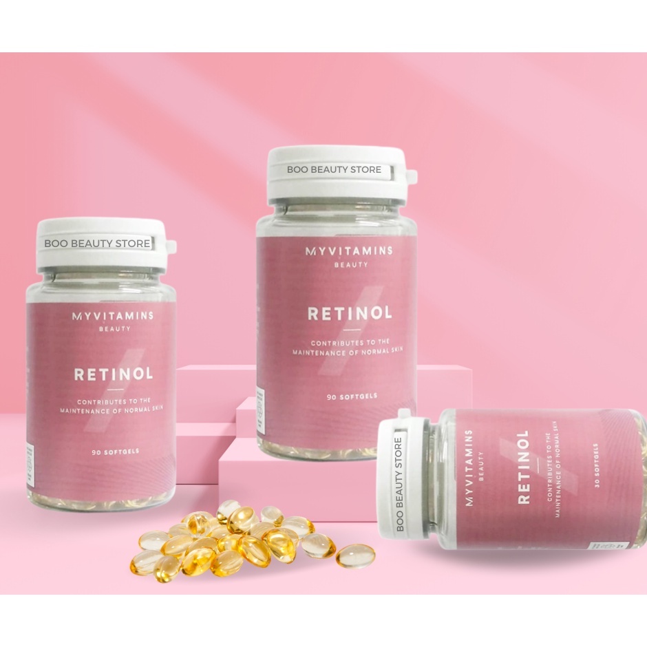 Viên uống Retinol Myvitamins Beauty 30 viên UK