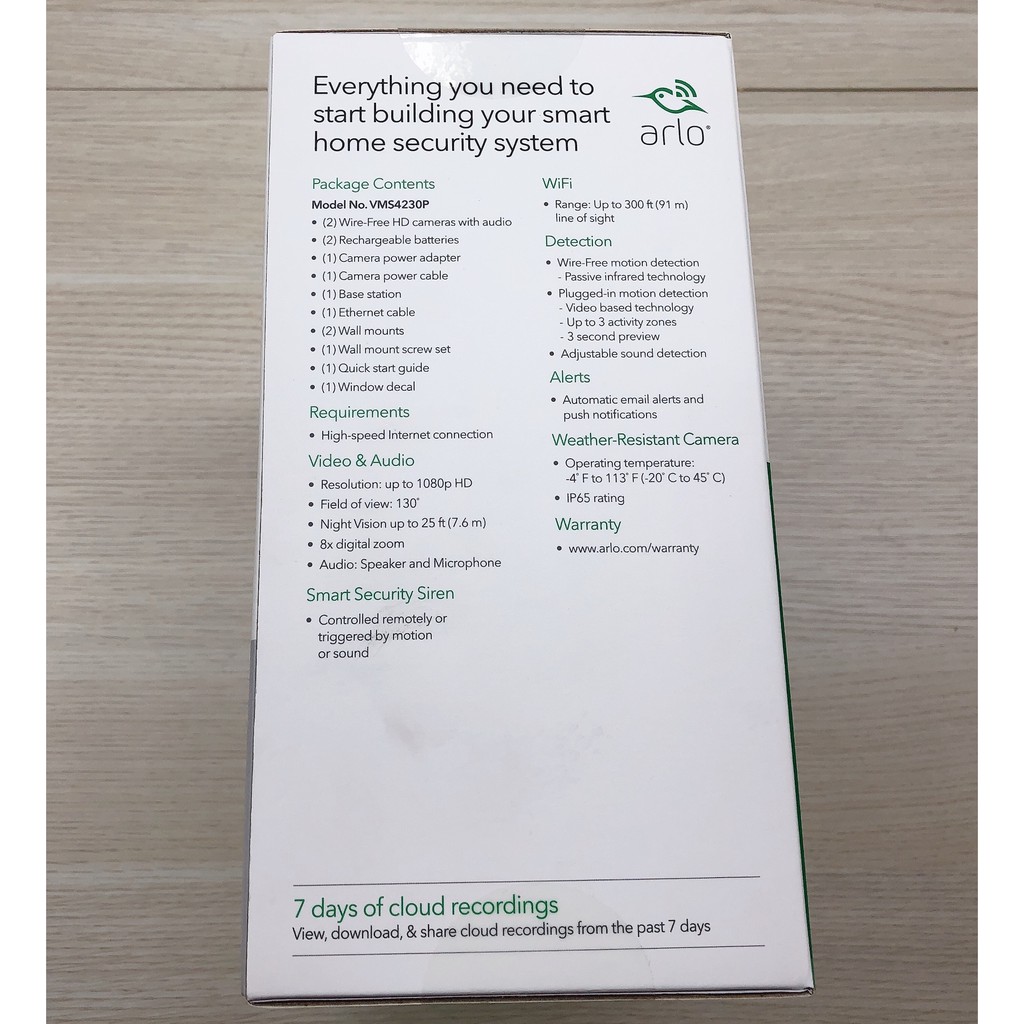 Bộ Camera Không Dây Arlo Pro 2 + Base Station | BigBuy360 - bigbuy360.vn