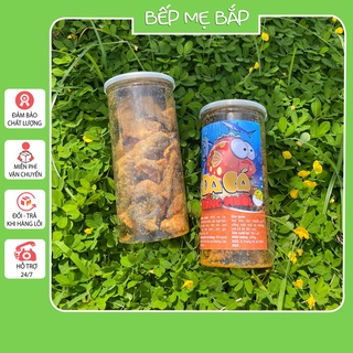 Da cá trứng muối hũ pet 250gr -  Đồ ăn vặt loại ngon - BẾP MẸ BẮP