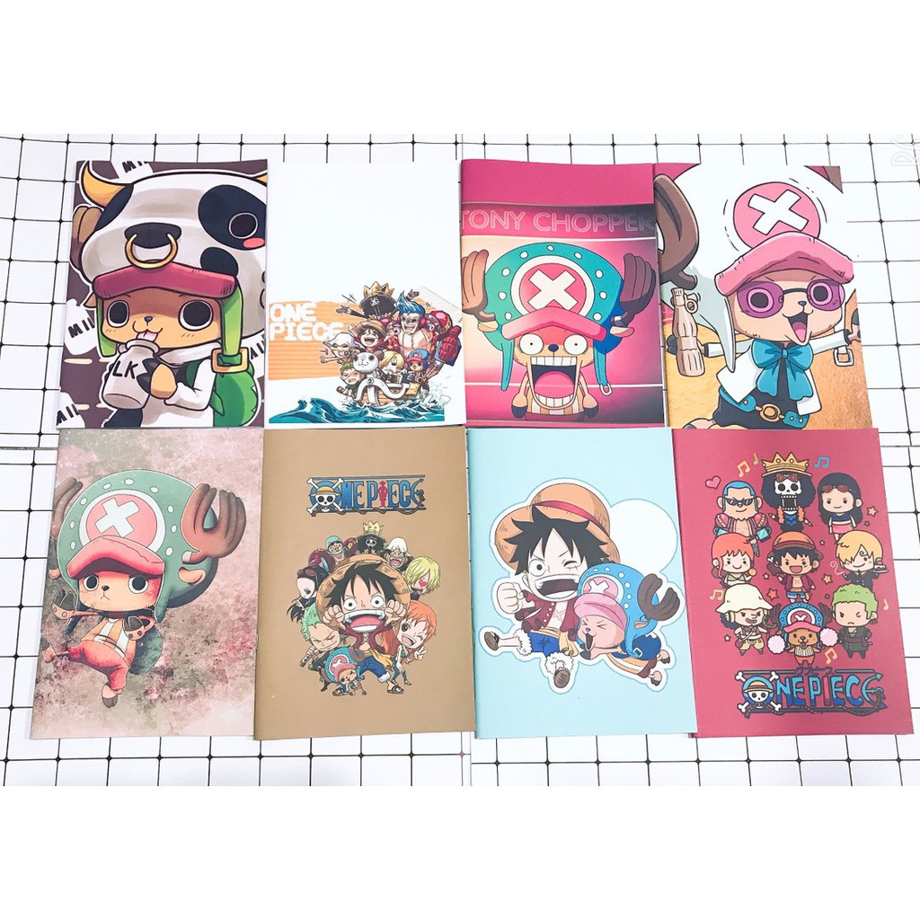 vở chopper ô ly S6I9 60 trang A5 vở ôly one piece thời trang dễ thương