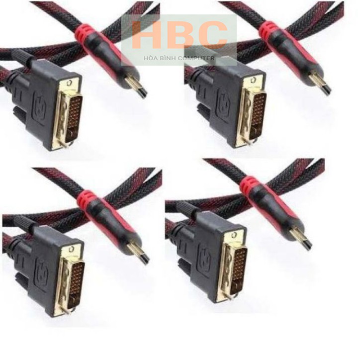 Dây cáp chuyển từ hdmi sang dvi 24+1 dài 1.5m