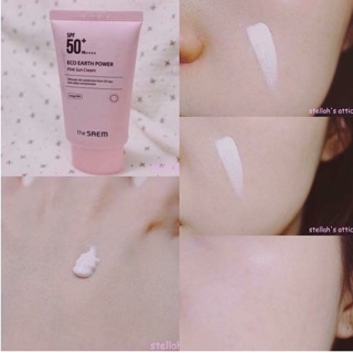 Kem chống nắng the saem eco earth power pink sun cream