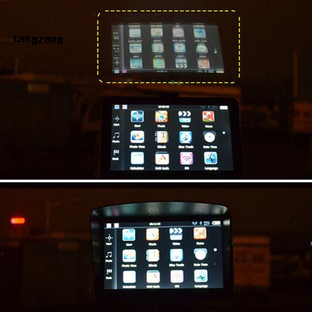 Tấm che nắng màn hình Gps 5 / 7inch cho xe ô tô