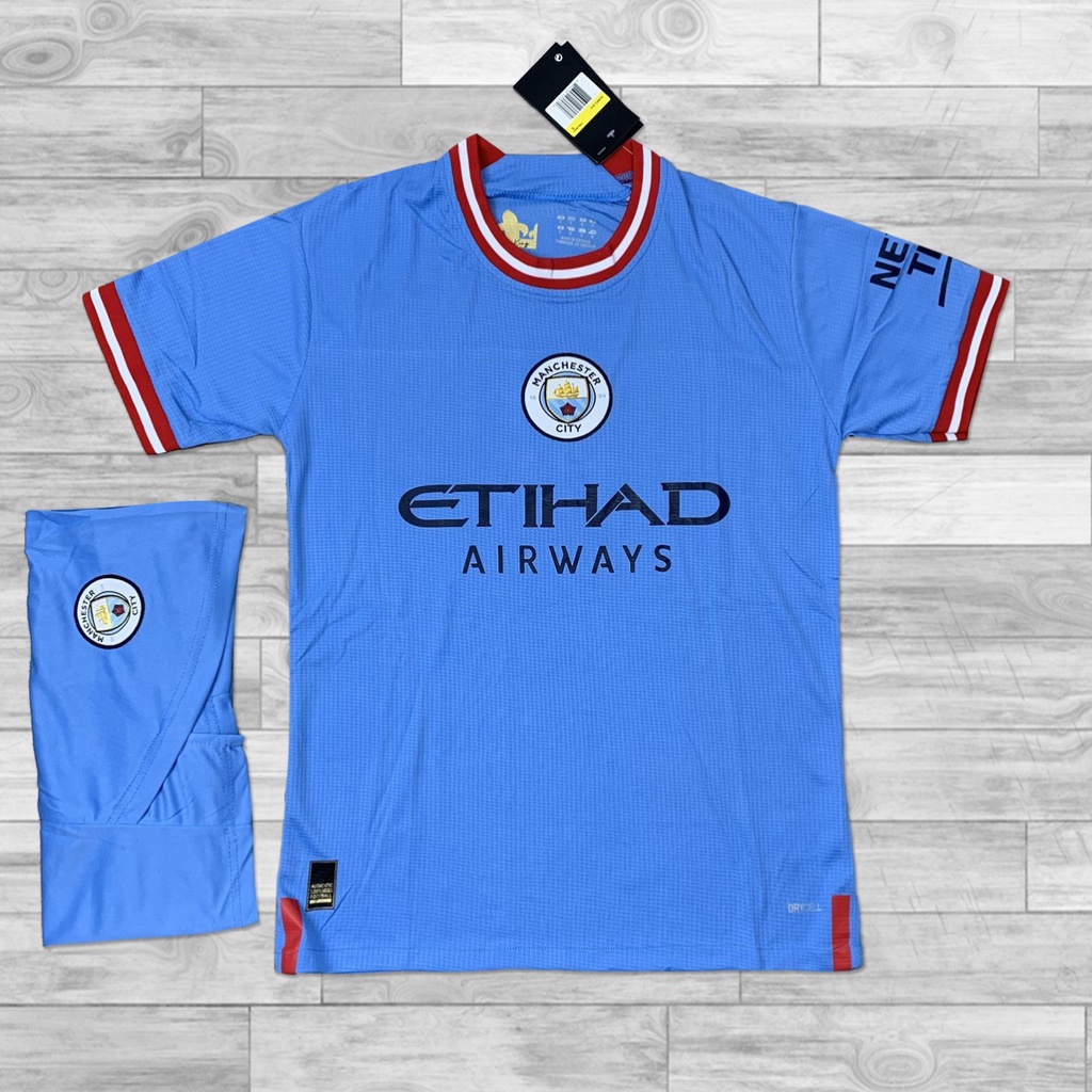 Bộ áo bóng đá Man City sân nhà 22/23 mới nhất