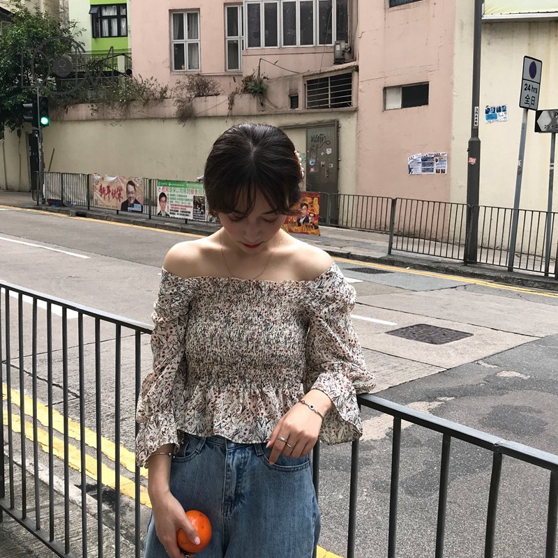 Áo Voan Hoa Phối Ren Hở Lưng Quyến Rũ Cho Nữ | BigBuy360 - bigbuy360.vn