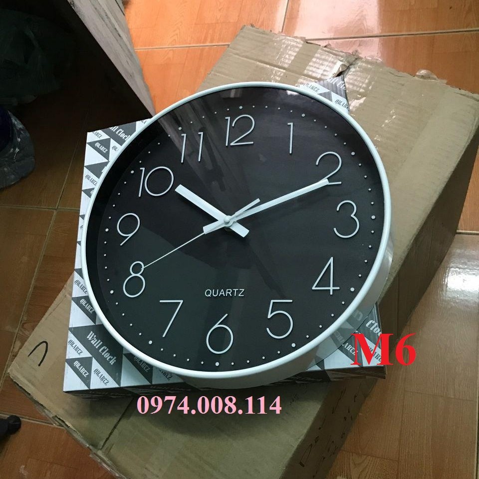 [GIÁ HỦY DIỆT] Đồng hồ treo tường quartz cao cấp kim trôi