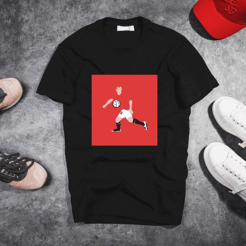 [Freeship] Áo Thun In Hình Paul Scholes Man Utd Mã 04 - Áo In Hình Cầu Thủ Bóng Đá