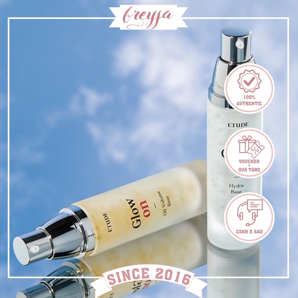 Kem Lót Có Nhũ Gel Bắt Sáng Căng Bóng Glow On Base Etude House 30ml
