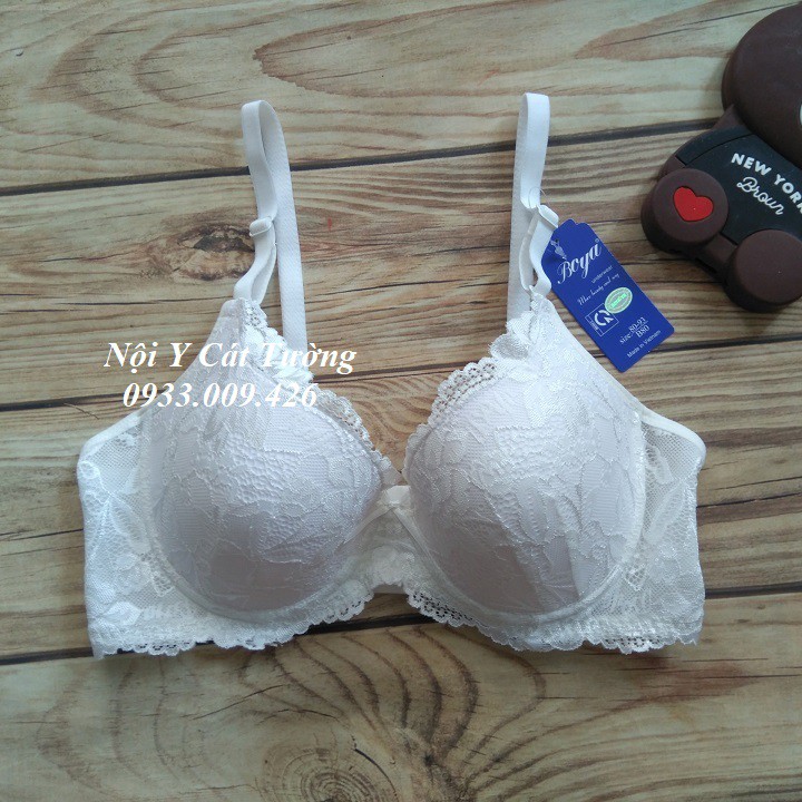 Áo Ngực Boya mỏng ren, 3 móc cài