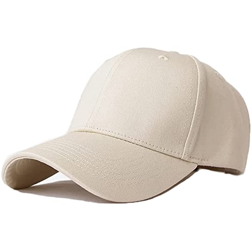 Mũ Lưỡi Trai Màu Trơn 60-65cm Thời Trang Thể Thao Cho Nam Nữ