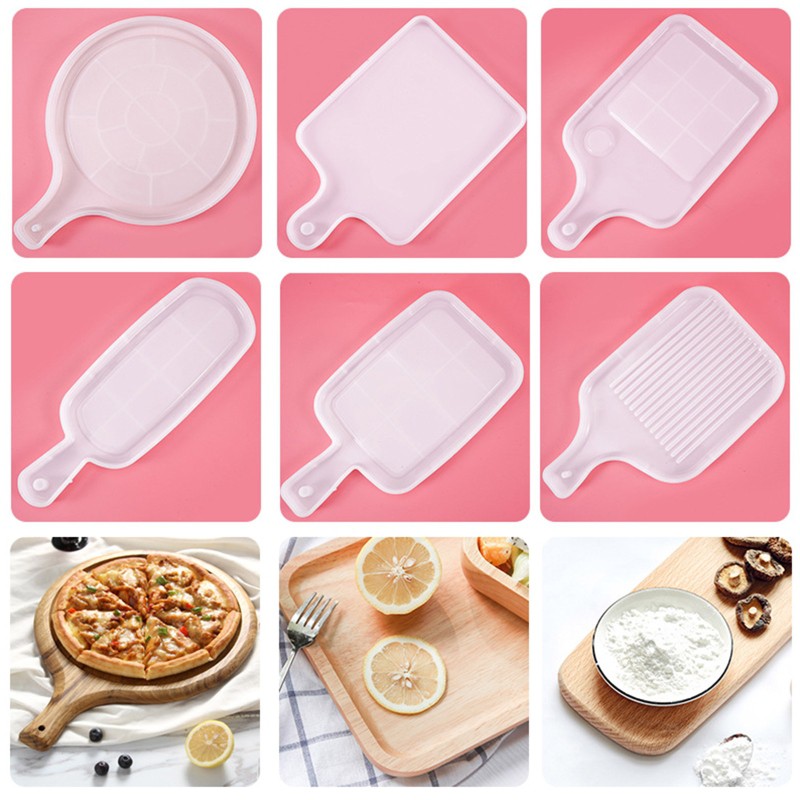 Khuôn silicone làm khay nhựa resin