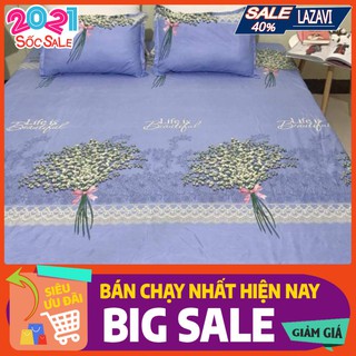 Sale lỗ vốn ga trải giường poly mềm mịn-bó hoa baby