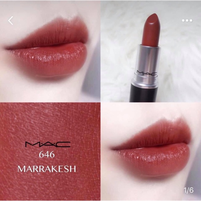 Son Mac Marrakesh 646 Matte – Màu Đỏ Nâu Đất