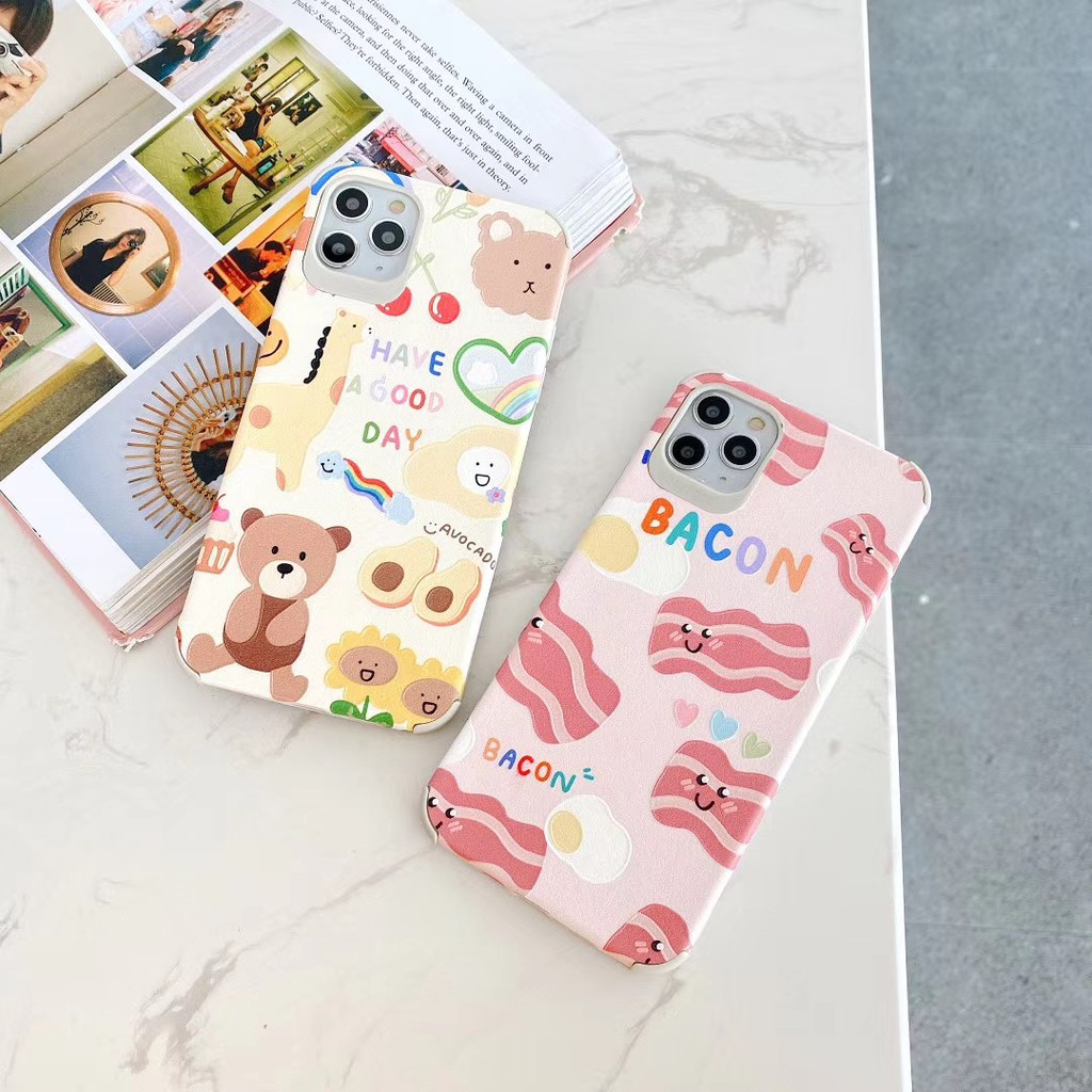 Ốp Điện Thoại Mềm Hình Hoạt Hình Đáng Yêu Cho iPhone 7 8 SE2020 plus X XS XR XSmax 11 Pro Promax | BigBuy360 - bigbuy360.vn