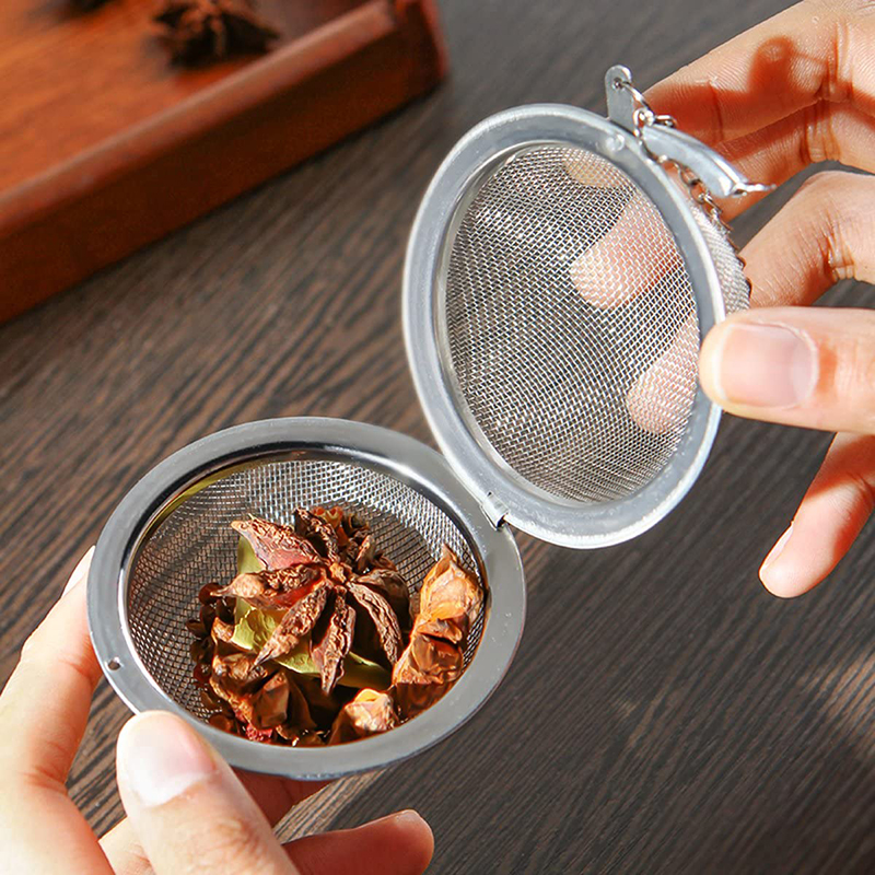 Dụng cụ lọc trà hình quả cầu bằng thép không gỉ