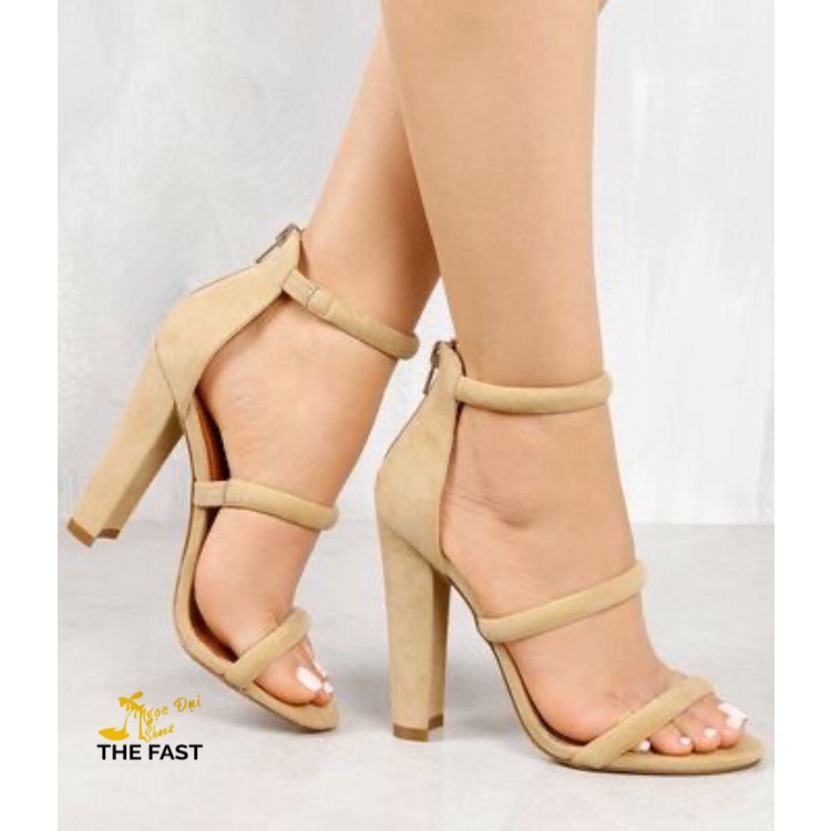 Giay xăng đan chiến binh thời trang mới ba dây ngang sành điệu NĐ47