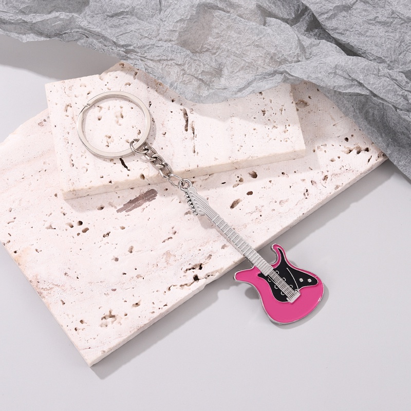 Móc Khóa Hình Cây Đàn Ghi Ta Sáng Tạo