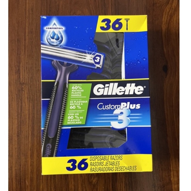 Dao cạo râu Gillette chính hãng 3 lưỡi gật gù sắc bén không đau rát