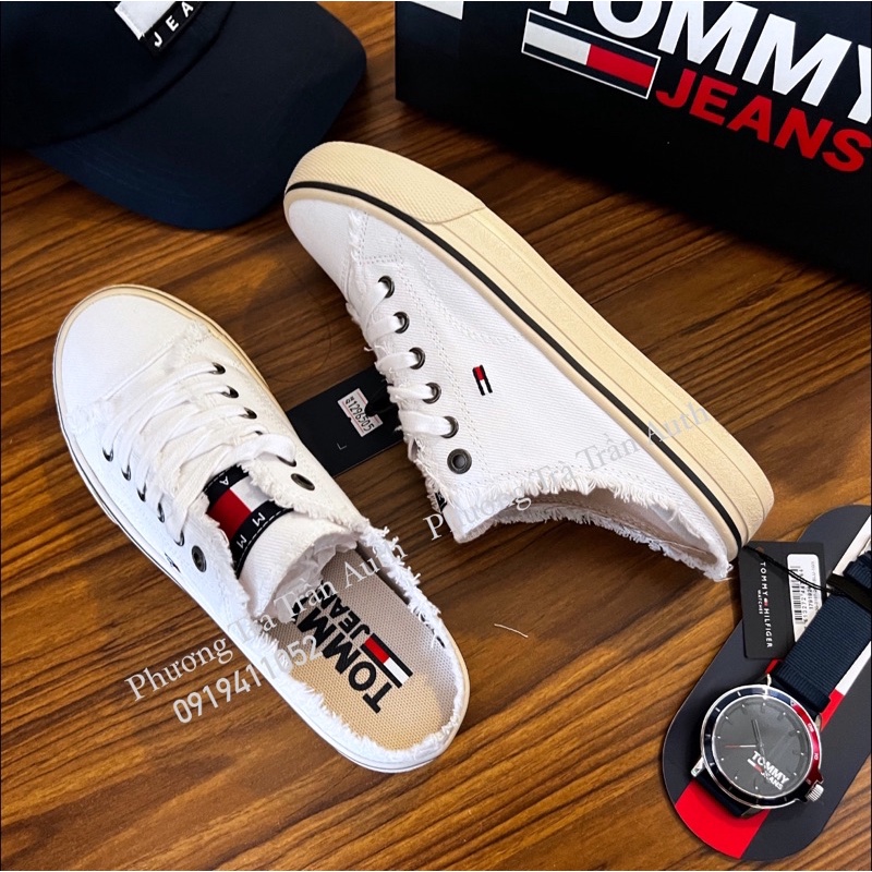 Dép đạp gót MULE Tommy Hilfiger