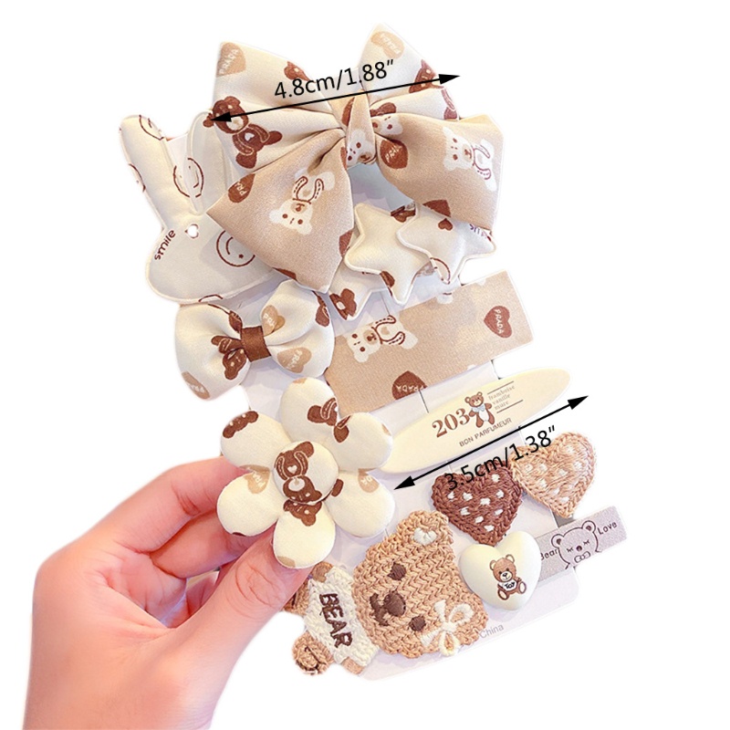 Kẹp Tóc Đuôi Ngựa Trang Trí Hoa Hoạt Hình Đáng Yêu Dành Cho Trẻ Em